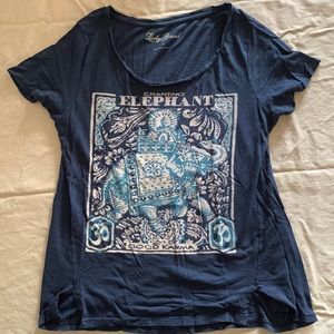 Lucky Brand navy tshirt